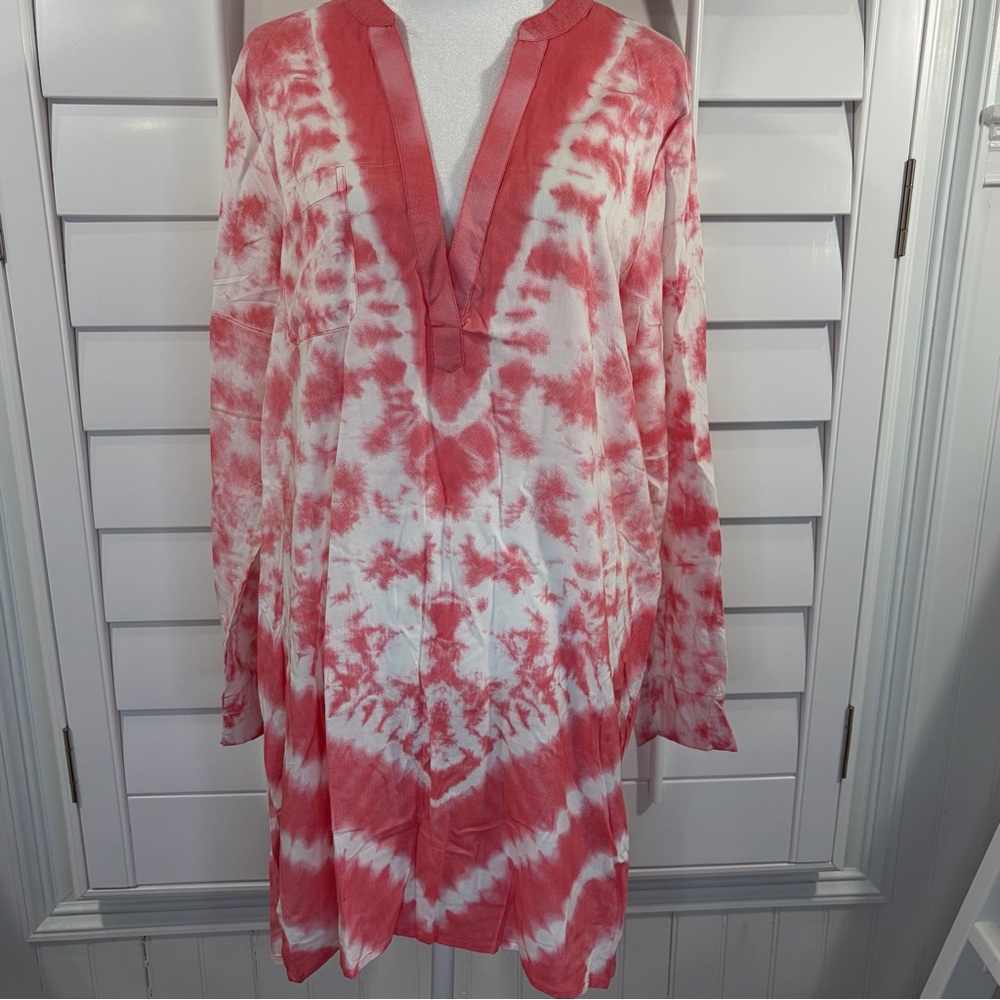Mud Pie Tie Dye Swim Coverup (M)